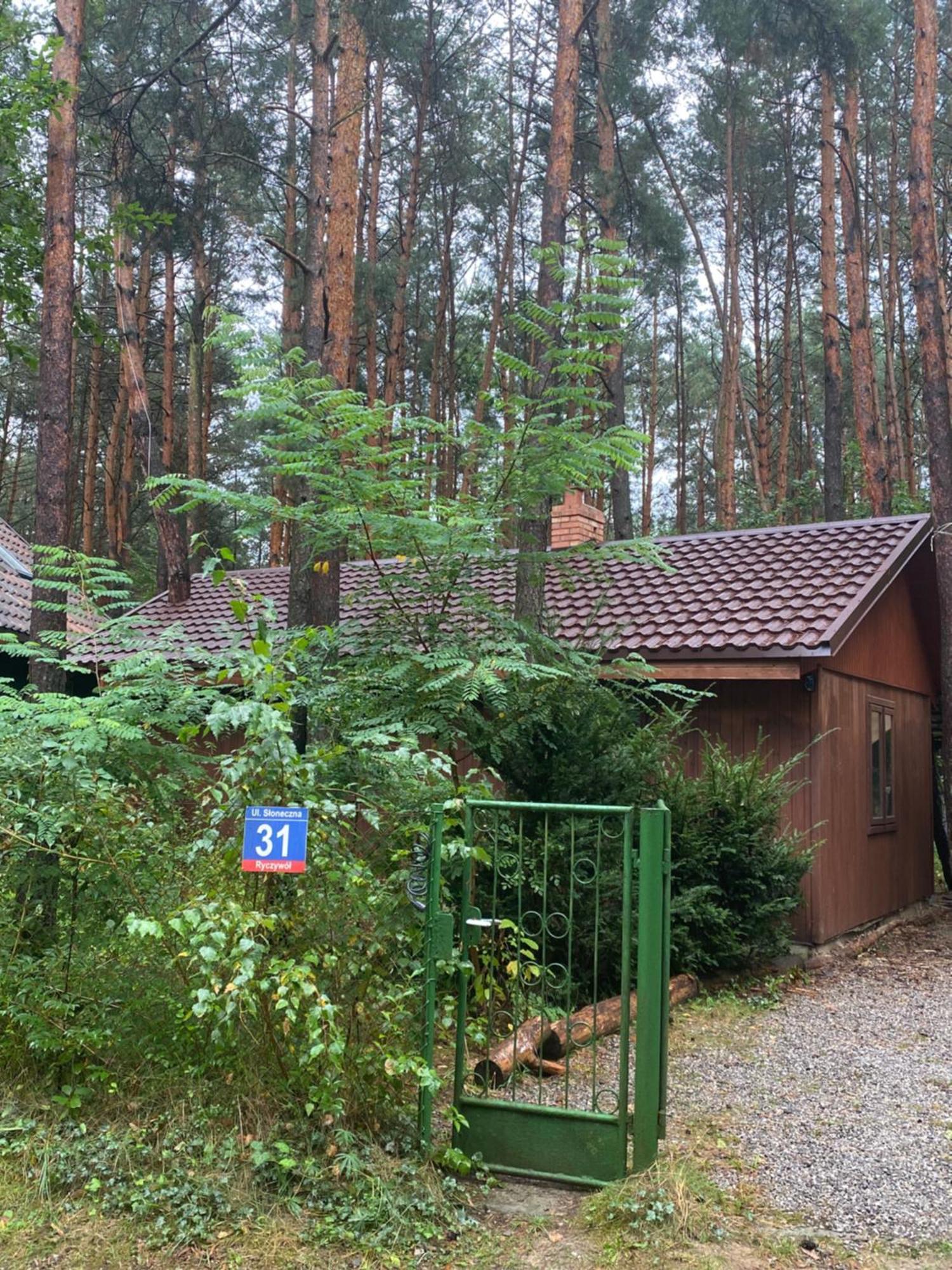 Przytulny Domek W Lesie Blisko Rzeki Ryczywol  Экстерьер фото